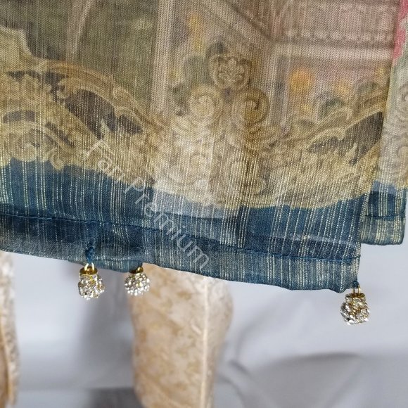 XL NEW Pakistani Tawakkal Fancy Embroidered Masuri Banarsi Shalwar Kameez XL/47 - Picture 7 of 16